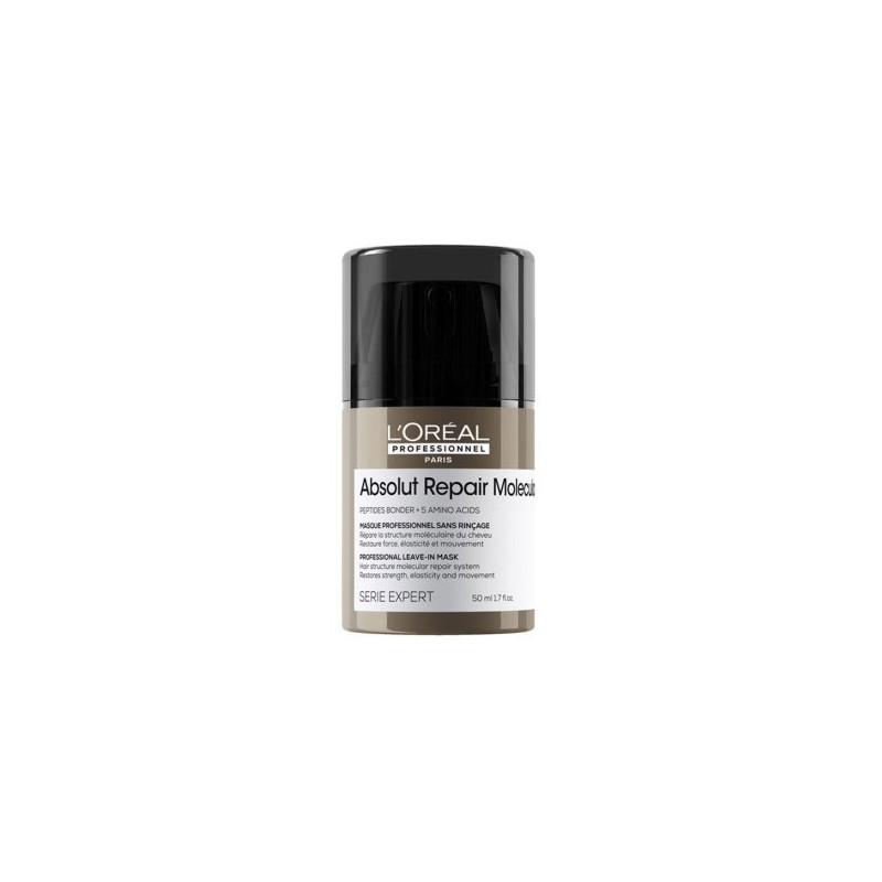 L'oreal Leave-In Mascarilla Absolute Repair Molecular (50ml) L'oreal Leave-In Mascarilla Absolute Repair Molecular (50ml)