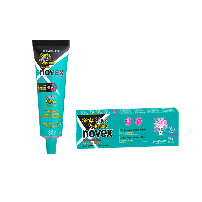 Embelleze Novex Santo Black Poderoso Recarga 80g