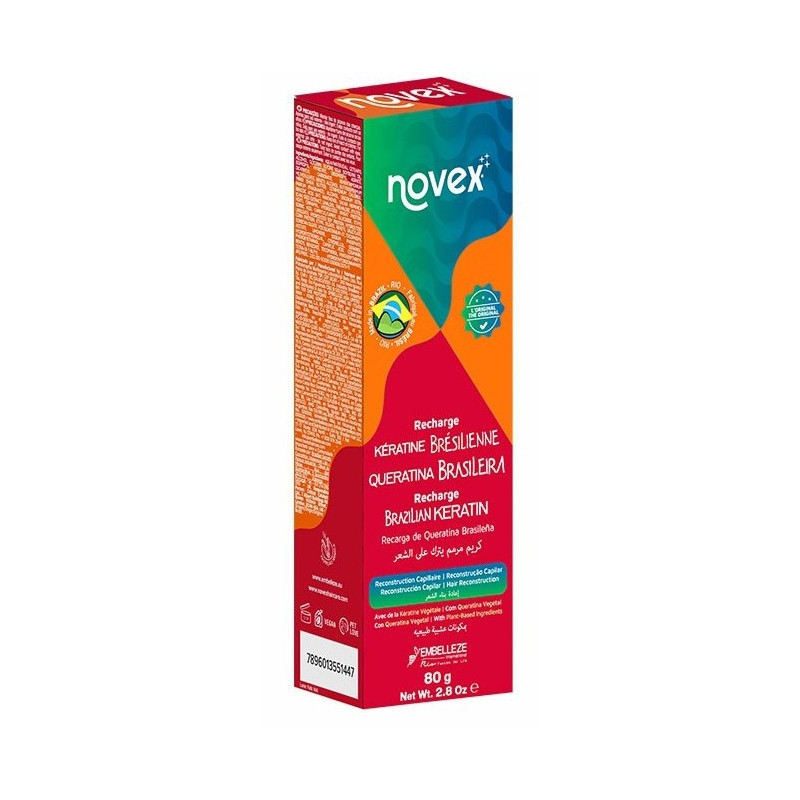 Embelleze Novex Queratina Brasileña Recarga de Queratina (80gr)