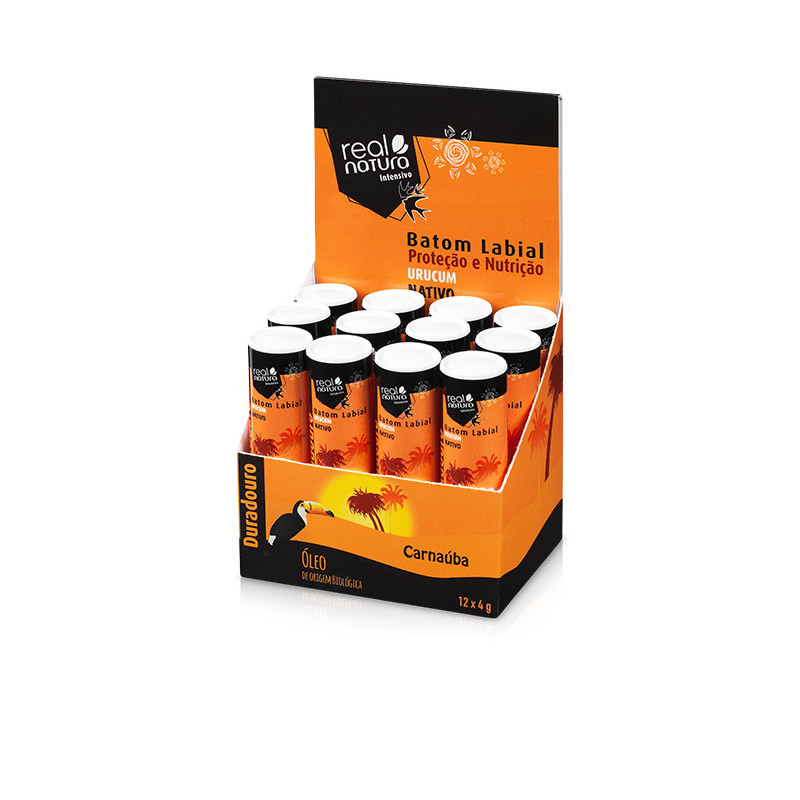 Real Natura Batom Urucum Vegetal Cx12 Real Natura Batom Urucum Vegetal Cx12