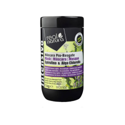 Real Natura Máscara Sem Sal Pro-Resgate Spirulina & Alga Chlorella 1000ml