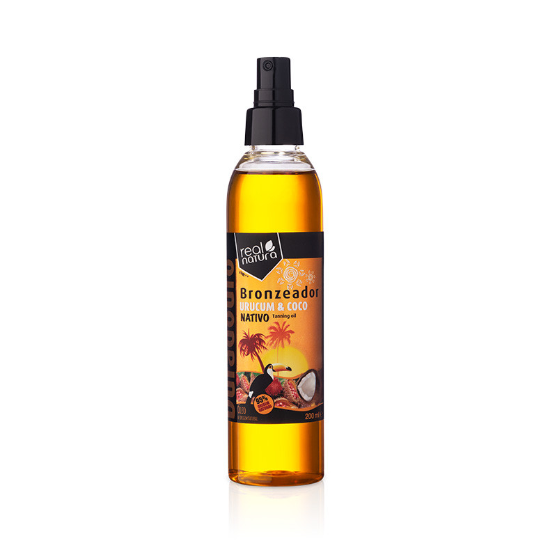 Real Natura Óleo Bronzeador Urucum + Coco 200ml