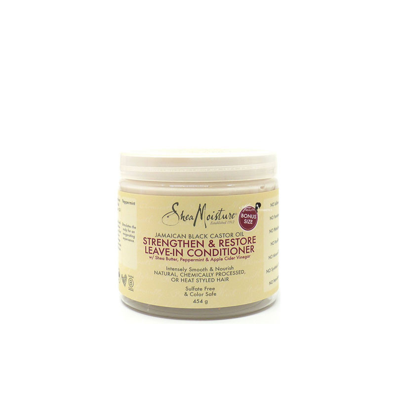 Shea Moisture Jamaican Black Castor Oil Strengthen & Restore Leave-In Conditioner (431g/454g)