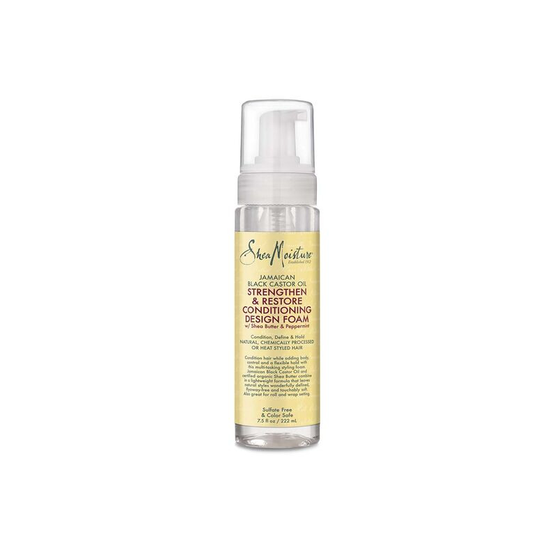Shea Moisture Jamaican Black Castor Strengthen &RESTORE Conditioning Design Foam (222ml)