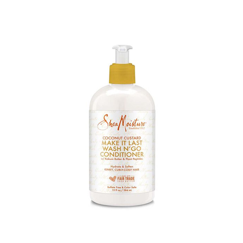 Shea Moisture Coconut Custard Make It Last Wash N'go Conditioner (384ml)
