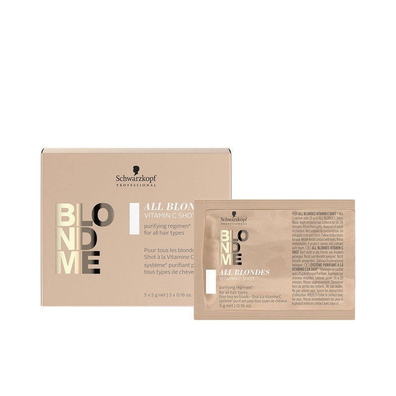 Schwarzkopf Blondme All Blondes Detox Vitamin C Shot (5x5g)