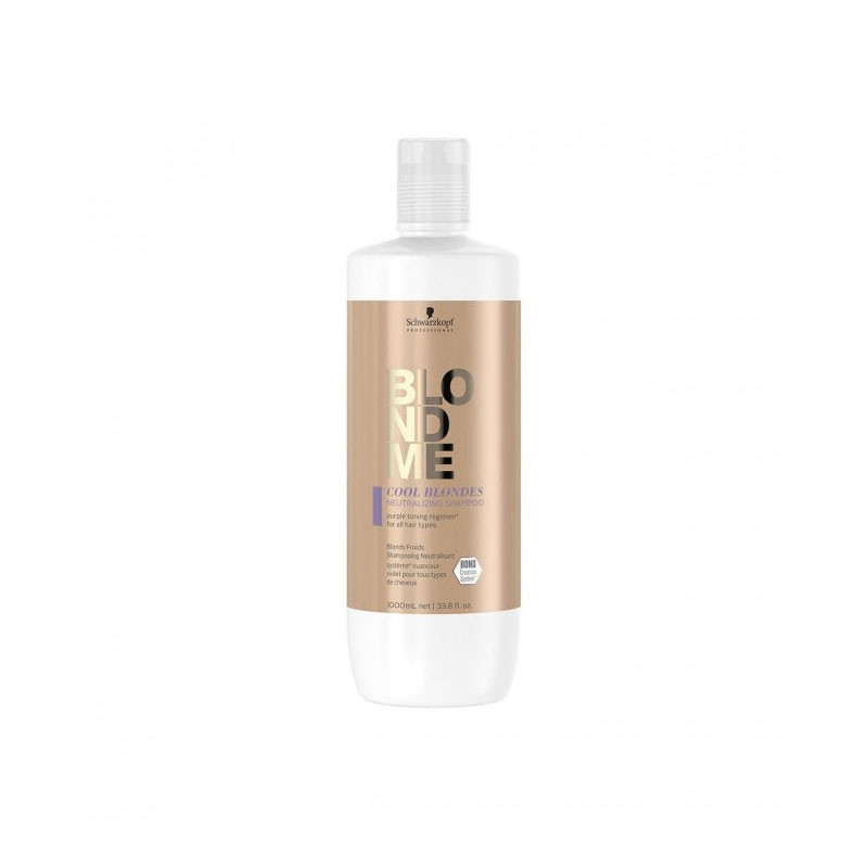 Schwarzkopf Blondme Cool Blondes Neutralizing Shampoo (1000ml)