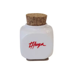 Thuya Vaso de Porcelana Blanco