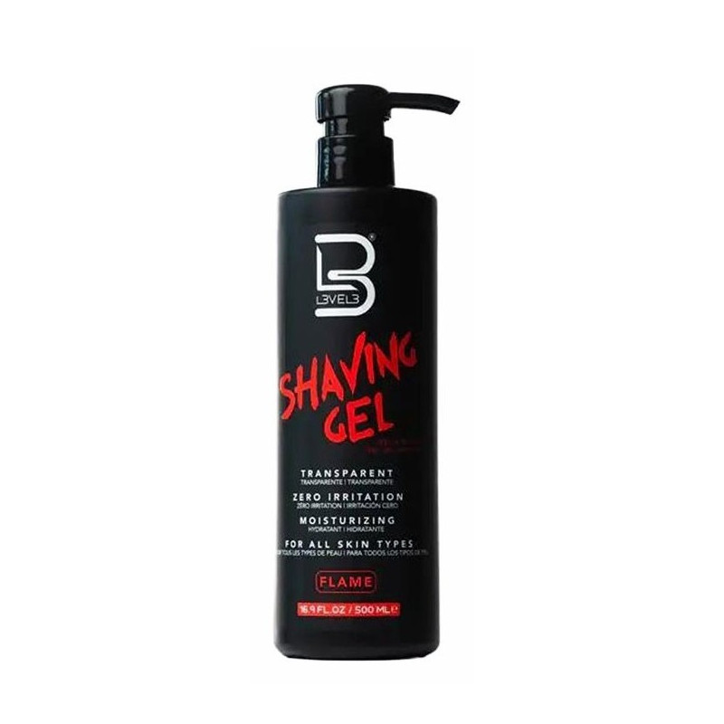 L3vel3 Gel de Afeitado Transparente Flame L3vel3 Gel de Afeitado Transparente Flame