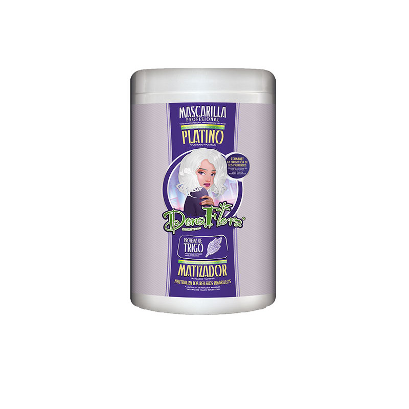 Dona Flora Mascarilla Matizadora Platino  (1000ml)