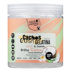 Real Natura Cachos Crush Gelatina Capilar Coco & Jasmin (500ml)