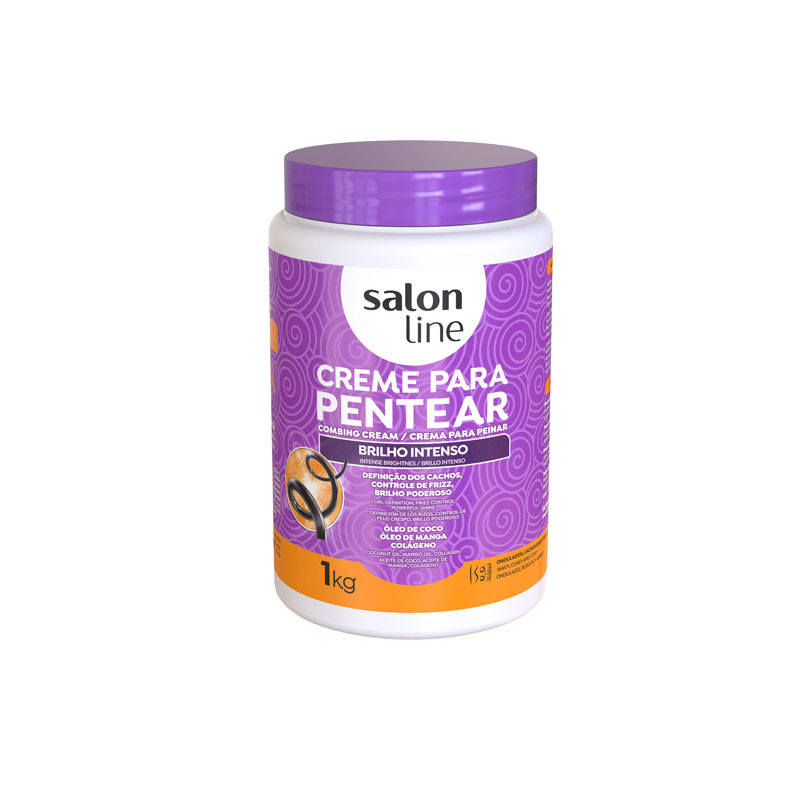 Salon Line Crema Pentear Brilho Intenso (1Kg)