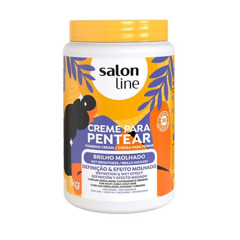 Salon Line Crema Pentear Brilho Molhado (1Kg)