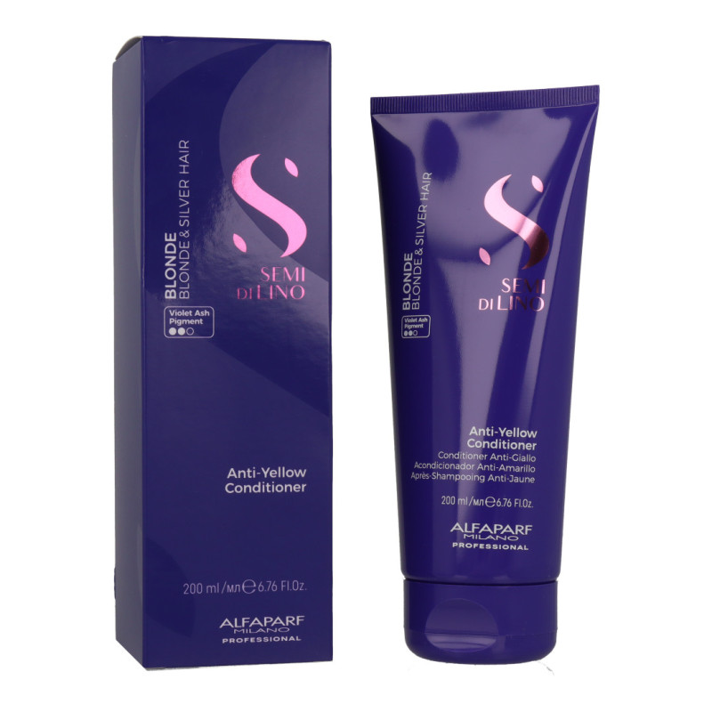 Alfaparf Semi Di Lino Blonde Anti-Yellow Conditioner (200ml)