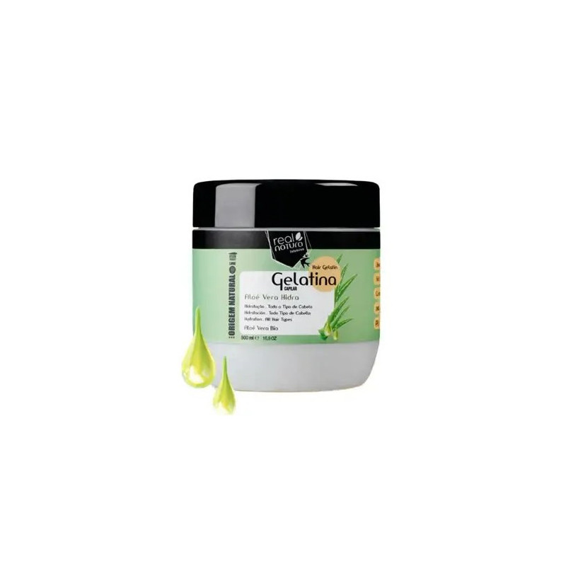 Real Natura Aloé Vera Hidra Gelatina Capilar (500ml)