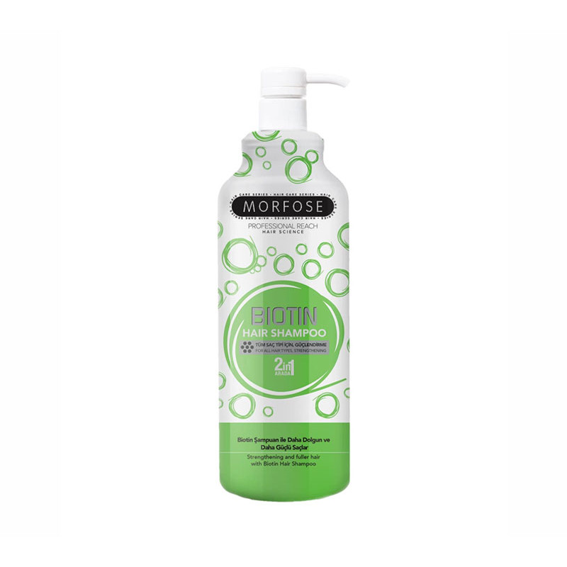 Morfose Hair Shampoo Biotin Green (1000ml)