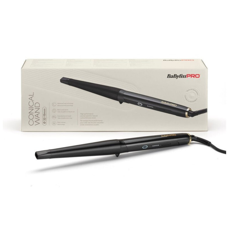 Babyliss Pro Tenacilla Conica Alto Rendiemiento 19-32mm