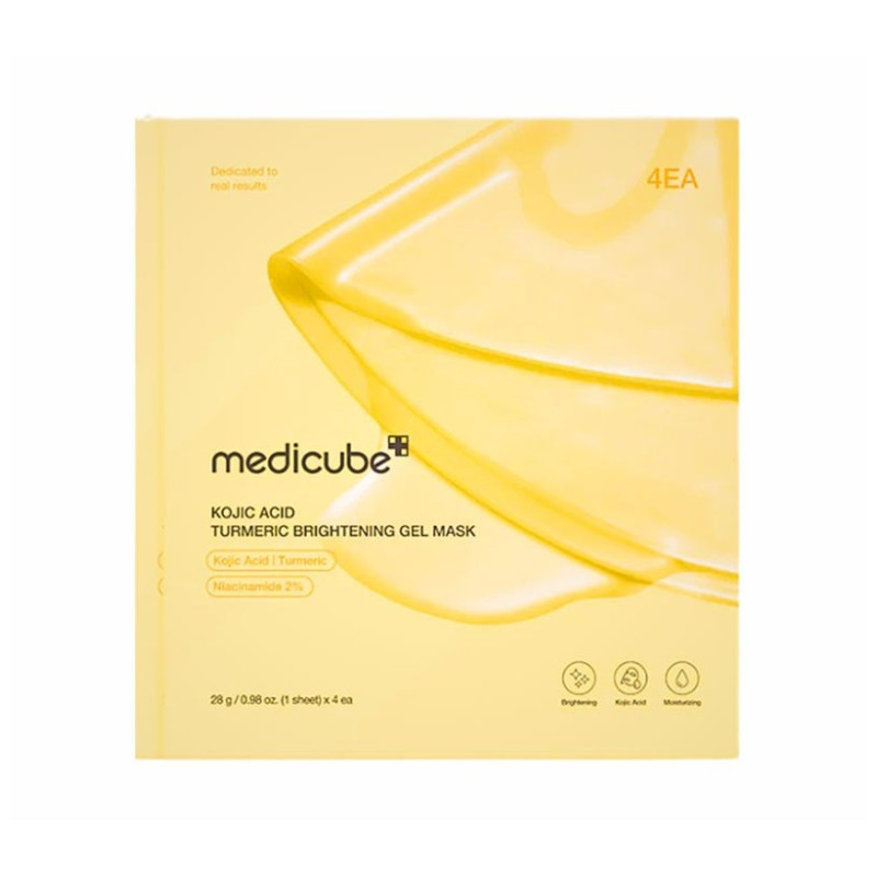 Medicube Kojic Acid Turmeric Brightening Gel Mask (4uds)