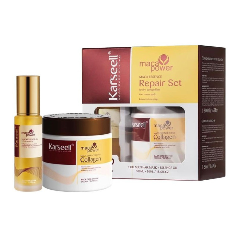 Karseell Pack Mascarilla (500ml)+Serúm Aceite de Argán (50ml)