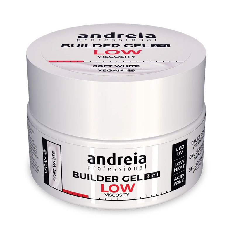 Andreia Gel Constructor Baja Viscosidad Blanco Suave