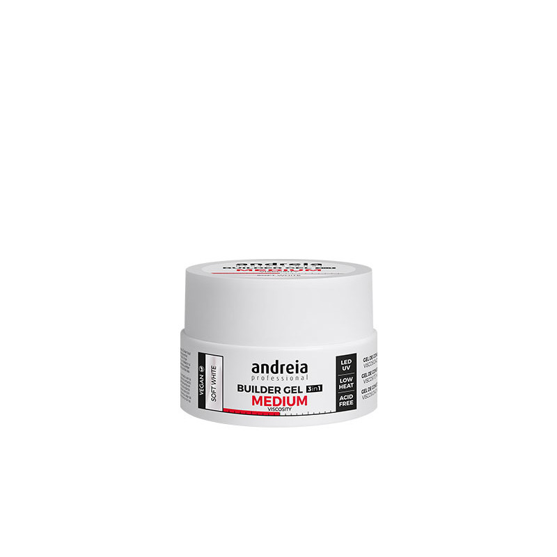 Andreia Gel Constructor Viscosidad Media Blanco Suave