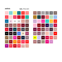 Andreia Carta de Colores Esmalte en Gel