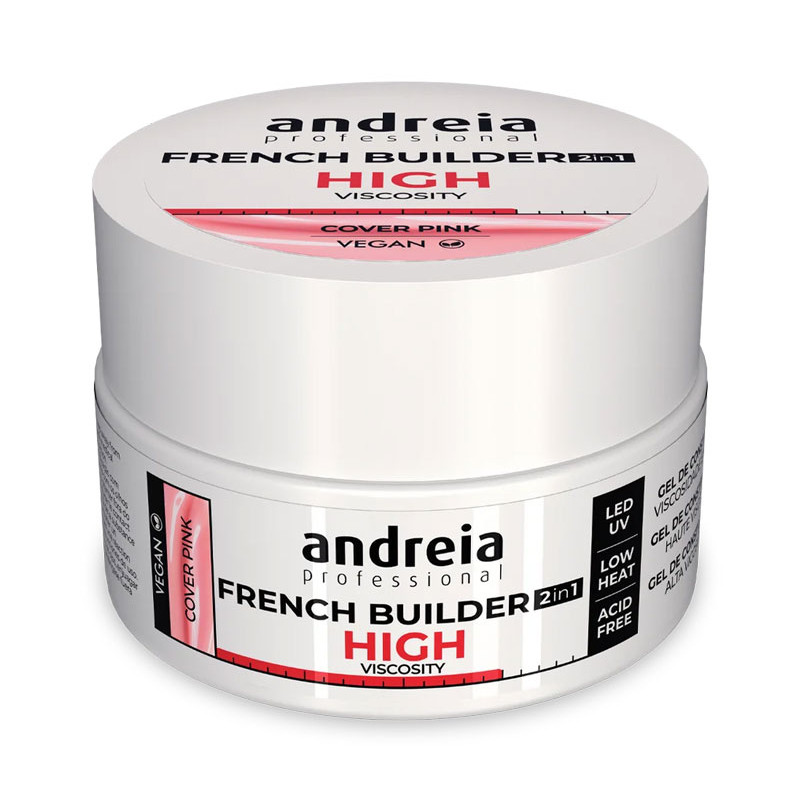 Andreia Constructor Francés Alta Viscosidad Rosa Cubriente (22grs)