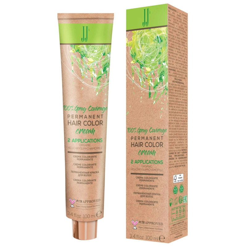 Jj Crema Colorante Permanente para el Cabello (100ml)