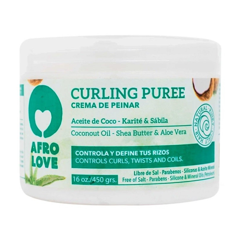 Afro Love Crema de Peinar Controla Y Define (450g)
