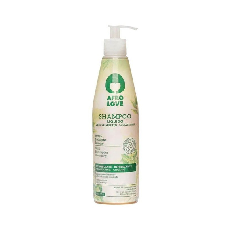 Afro Love Champú Liquido Libre de Sulfatos Refrescante (290ml)