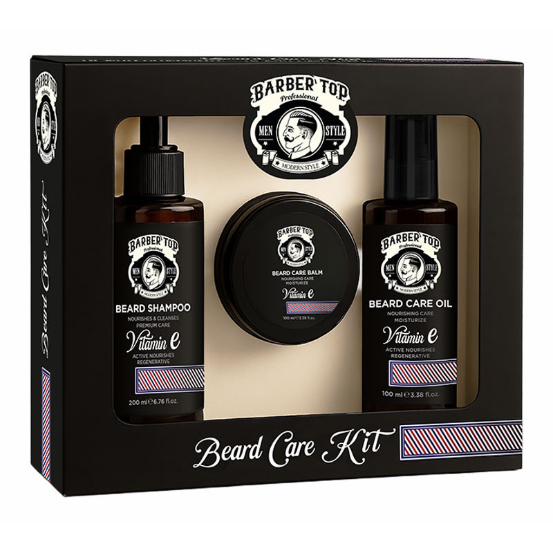 Barber Top Kit de Barba Premium de Barbero