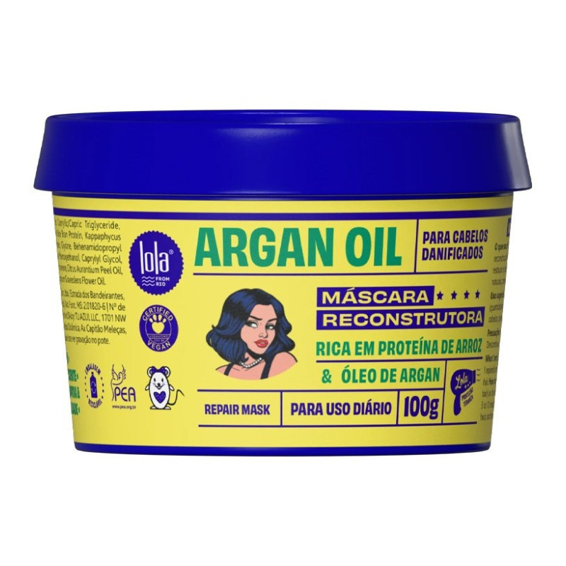 Lola From Rio Argan Oil Mascara Reconstructora (100gr)