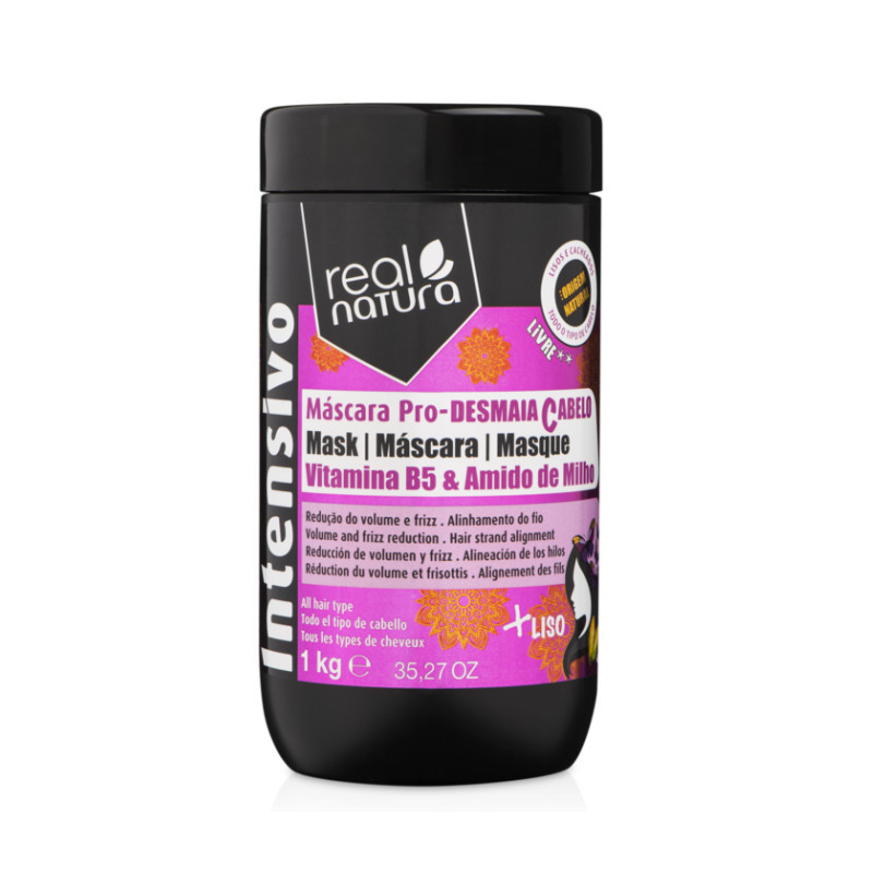 Real Natura Pro-Desmaia Cabello Máscara Sin Sal (1Kg) Real Natura Pro-Desmaia Cabello Máscara Sin Sal (1Kg)